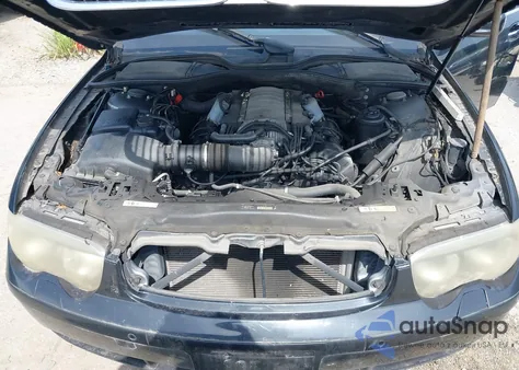 2005 BMW 745I I z USA, uszkodzony, nr VIN WBAGL63545DP75723